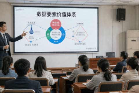 金证评估走进上海财大，讲解数据要素流通的价值体系