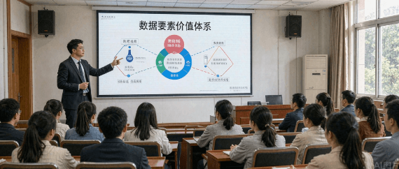 金证评估走进上海财大，讲解数据要素流通的价值体系